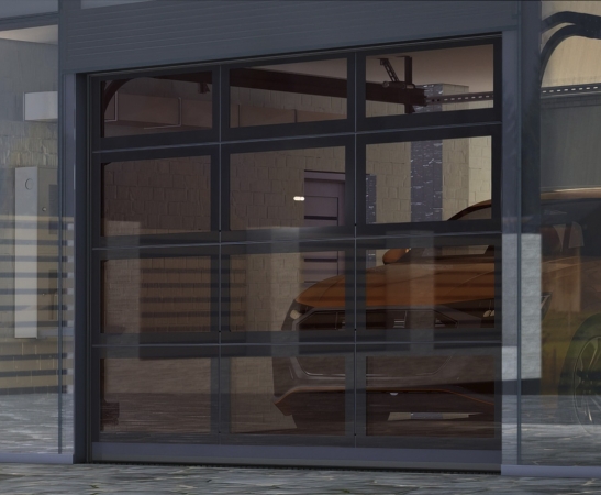 Панорамные ворота Алютех AluPro в Майском