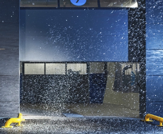 Панорамные ворота AluTherm в Майском