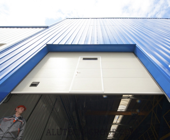 Промышленные ворота Алютех Protrend в Майском