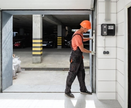 Замер ворот в Майском